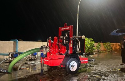 ކައުންސިލުން ގެނައި ދެ ޕަމްޕު ބޭނުންކުރަނީ، މިނެޓަކު 11،000 ލީޓަރުގެ ފެން ހިންދޭނެ