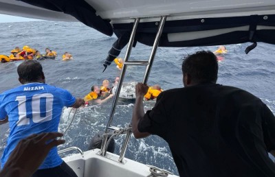 48 މީހުންނާއެކު ދަތުރުކުރި ލޯންޗެއް އަޑިއަށް، އެންމެން ސަލާމަތް ކޮށްފި