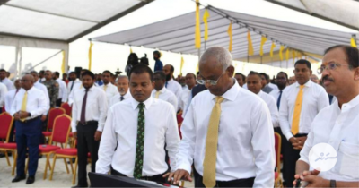 އައްޑޫ ބިން ހިއްކުމުގެ ބިޔަ މަޝްރޫއު ރައީސް ފައްޓަވައިދެއްވައިފި