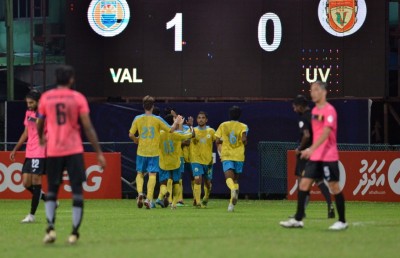 ޔޫވީ އަތުން ވެލެންސިއާ އަށް އުނދަގޫ މޮޅެއް