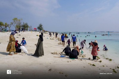 އާބަންކޯއިން ހުޅުމާލެ ސާފު ކުރުމުގެ ހަރަކާތެއް ބާއްވަނީ