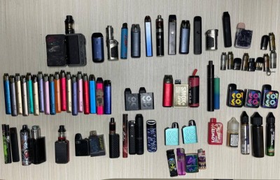 ވަގަށް ރާއްޖެއަށް އެތެރެކުރަން އުޅުނު ގިނަ އަދަދެއްގެ ވޭޕް ސާމާނު އަތުލައިގެންފި