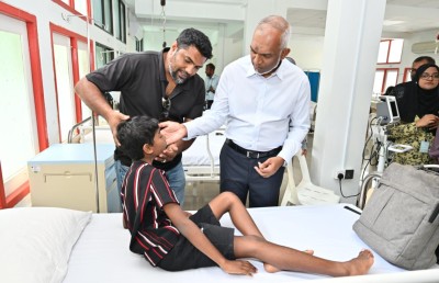 ތެލެސީމިއާއާ ގުޅޭ ކަންބޮޑުވުންތައް ހައްލު ކޮށްދެއްވާނެ ކަމުގެ ޔަގީންކަން ރައީސް ދެއްވައިފި