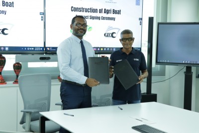 ދަނޑުވެރިކަމުން ހައްދާ ތަކެތި އުފުލުމަށް އެގްރޯނެޓުން ދެ ބޯޓު ބަންނަނީ
