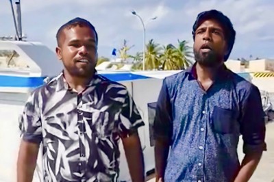 ފެނުމުން މަހުރޫމްވެފައިވާ މި ދެ ފަސިންޖަރުންނަށް އާރްޓީއެލުން ކުރެވުނީ އެއްވަނައިގެ ދަތުރެއް!