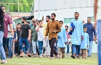 ހުޅުމާލޭ މިސްކިތެއްގައި އީދު ނަމާދަށް އިމާމު ނައުމުން ފިޔަވަޅު އަޅައިފި