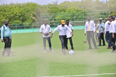 ރައީސް ތުރާކުނު ފުޓުބޯޅަ ދަނޑު ހުޅުވައިދެއްވައިފި