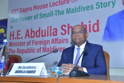 ރާއްޖޭގައި ޗައިނާ އާއި އިންޑިއާގެ ކޯޅުމަކަށް މި ސަރުކާރުން ޖާގައެއް ނުދޭ: ޝާހިދު