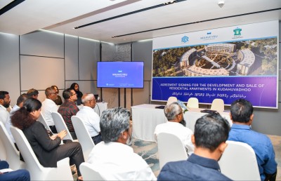 ކުޑަހުވަދޫގައި 160 ފްލެޓު ހިމެނޭ ދެ އިމާރާތް އާރުސީސީން ހަދައި ވިއްކަނީ