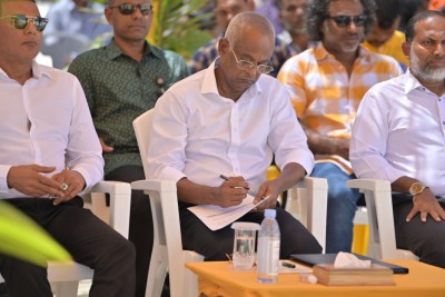 މަސައްކަތްކުރީ ވޯޓުގެ ބޭނުމަށް ބާކީކުރި މީސްކޮޅު މަދު ރަށްތައް ތަރައްގީކުރަން: ރައީސް