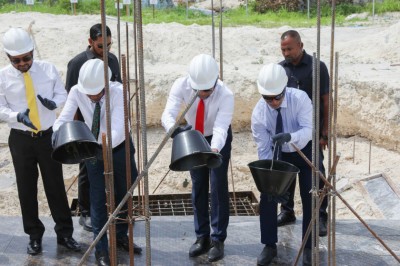 އައްޑޫގައި ތަރައްގީކުރާ އިސްލާމީ މަރުކަޒުގެ މަސައްކަތް ފަށައިފި