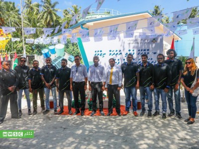 އެމްޑަބްލިއުއެސްސީން މާޅޮހުގައި ޤާއިމުކުރި ފެނާއި ނަރުދަމާގެ ނިޒާމު އިފްތިތާހުކޮށްފި