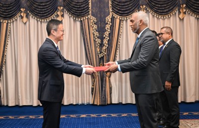 ޗައިނާއިން ރާއްޖެއަށް އާ ސަފީރެއް ކަނޑައަޅައިފި