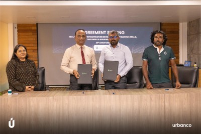 ހުޅުމާލެއިން ގޯތި ދިނުމަށް ބޭނުންވާ ބިން ހިއްކަން ހަވާލުކޮށްފި