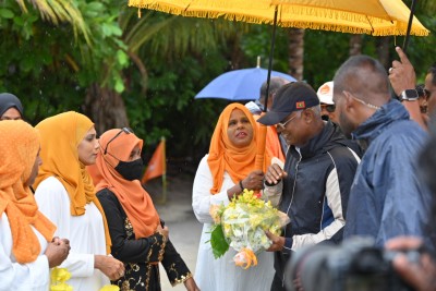 ބޯ ވާރެއާއި ގަދަ ކަނޑުގައި ފެށި ހދ.ގެ ދަތުރުގައި ރައީސްގެ ސާބަސް ރައްޔިތުންނަށް!