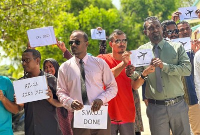 ހިތަދޫ ޒުވާނުން މުއިއްޒަށް: ''އެއާޕޯޓް އަޅާނޫ މެންދޫގާ''