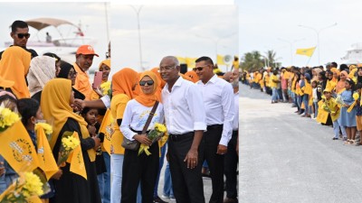 މުޅި ކުޅުދުއްފުށި އެމްޑީޕީ ރޫހުން އުތުރި އަރައިފި، ރައީސަށް ދައްކާލީ މެޖޯރިޓީއެއް އޮންނަ ގޮތް!