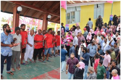 ދުވާފަރުން ދެއްކި ނަމޫނާ: ގާސިމާއި، މުއިއްޒުގެ ކެންޕޭން ހަމަނުޖެމެއްނެތި ފޯރީގައި