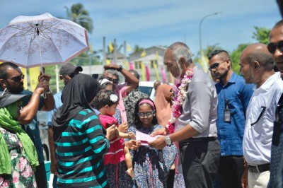 އައްޑޫ އެންމެންނަށް ގެދޮރުވެރިކަން ޔަގީން ކޮށްދޭނަން: މުއިއްޒު