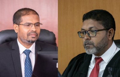 ސުޕްރީމް ކޯޓުގެ ފަނޑިޔާރުކަމަށް ޖޭއެސްސީން އިސްކަންދިނީ ސަލީމާއި ހަމީދުގެ ނަމަށް