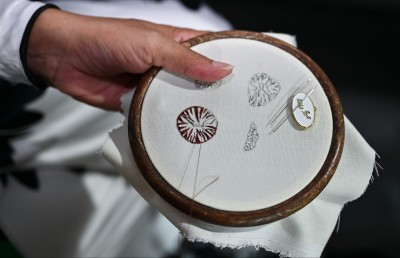 އެއްވަނައިގެ ދެ ލާރި: 2،944 ގަޑިއިރުން ޖެހި 145،000 ސްޓިޗް