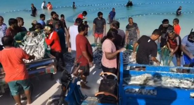 ގަމަށް ކަރަވެރީގެ އީދެއް، އިއްޔެ ވެސް 5،000 މަސް ހިފި