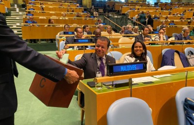 އދ.ގެ އާންމު މަޖިލީހުގެ ނައިބު ރައީސްކަމަށް ރާއްޖެ އިންތިހާބުވެއްޖެ