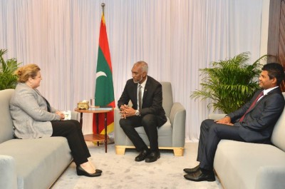 އދ. އިން ޑރ. މުއިއްޒަށް ދެއްވީ ތަރައްގީގައި އެހީތެރިވެ ދެއްވާނެކަމުގެ ޔަގީންކަން