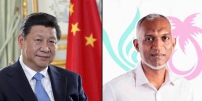 މުއިއްޒަށް ޗައިނާ ރައީސްގެ މަރުހަބާ، އެދިވަޑައިގަތީ ދެގައުމުގެ ޒަމާންވީ ގުޅުން ވަރުގަދަކުރުމަށް