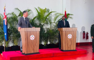 އޮސްޓްރޭލިއާއިން ރާއްޖެއަށް ގާޑިއަން ކްލާސް ޕެޓްރޯލް ބޯޓެއް ހަދިޔާކުރަނީ