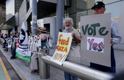 ޣައްޒާގައި ހަމަލާތައް ހުއްޓާލަން ގޮވާލާ ގަރާރު އެމެރިކާއިން ވީޓޯކޮށްފި