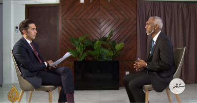 އިންތިޚާބީ ރައީސް އަލް ޖަޒީރާއަށް ދެއްވި އިންޓަވިއުއަށް މައުމޫންގެ ތައުރީފު