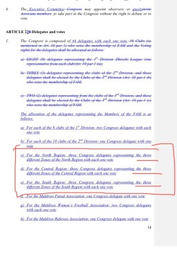 ތަކުރާރުކޮށް ޝާހް ވިދާޅުވަނީ އެފްއޭއެމުން ބާއްވަން އުޅޭ ކޮންގްރެސް އަސާސީ ގަވައިދާ ހިލާފުކަމަށް