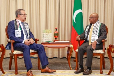 ފަލަސްތީނުން ރާއްޖެއަށް ކަނޑައަޅުއްވާފައި ހުންނަވާ ކޮންސުލަށް މަގާމުގެ ފަތްކޮޅު އަރުވައިފި