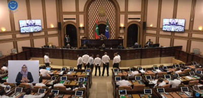 މެންބަރުން ''މާރާމާރީ'' ހިންގި ކަމަށް ވިދާޅުވެ، ޖަލްސާ މެދުކަނޑާލައިފި
