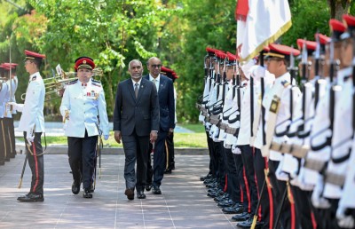 ސިންގަޕޫރުން ރަސްމީކޮށް ރައީސަށް މަރުހަބާ ދަންނަވައިފި