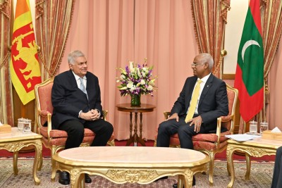 މުއިއްޒު ހުވާކުރެއްވުމުގެ ރަސްމިއްޔާތަށް ރަނިލް ރާއްޖެ ވަޑައިގެން، ރައީސްއާ ބައްދަލުކުރައްވައިފި