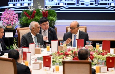 ދަތުރާ އެކު، ރާއްޖެ-ސިންގަޕޫރުގެ ގުޅުން އިތުރު ހަރުފަތަކަށް ގެންދެވިއްޖެ: ރައީސް