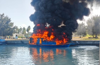 ވިލުފުށީގައި ތެޔޮ އުފުލާ ދެ ދޯންޏެއްގައި ރޯވެ ދެ މީހަކު ފިހިއްޖެ