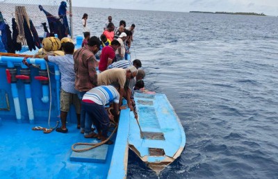 ގެއްލުނު ޒަކަރިއްޔާ ދަތުރުކުރި ޑިންގީ ކަނޑު އަޑިން ފެނިއްޖެ