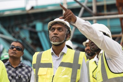 ތިލަމާލެ ބްރިޖުގެ މަސައްކަތް ރައީސް ބައްލަވައިލައްވައިފި