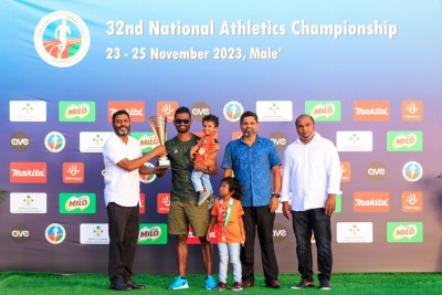 ގައުމީ އެތުލެޓިކްސް މުބާރާތުގެ އެންމެ މޮޅު އެތުލީޓުންނަށް ސާއިދާއި އައިނީ