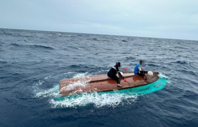 ޑިންގީއެއް ބަންޑުން ޖަހާލައި، ކަނޑުވި ބަޔަކު ސަލާމަތްކޮށްފި