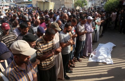 ޣައްޒާގައި ލޭއޮހޮރުވުން ބޮޑު ދުވަހެއް، 57 މީހަކު ޝަހީދުވި