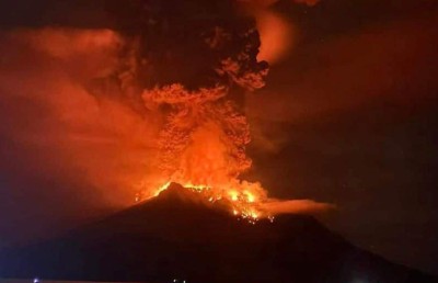 ބިންހެލުމަށް ފަހު އަލިފާން ފަރުބަދައެއް ގޮވައިފި، ސުނާމީގެ އިންޒާރު ކެންސަލް