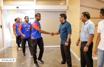 ޓީޓީ ފިރިހެން ޓީމަށް ދެކުނު އޭޝިއާގެ މުބާރާތަކުން ފުރަތަމަ ފަހަރަށް މެޑަލް