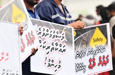 ސައިކަލް ދުއްވި ކުޑަކުއްޖަކަށް ފުލުހުން ފެނިގެން އަނބުރާލި ވަގުތު އެކްސިޑެންޓެއް