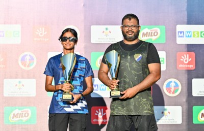 ދުވުންތެރިން ފަހަތަށް، ގައުމީ މުބާރާތުން އެއްވަނަ ފީލްޑް ދެ އެތުލީޓުންނަށް؛ ޝަމްއޫނާއި ޝައިމް