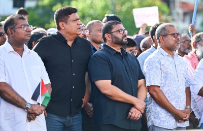 އިޒްރޭލުން ހިންގާ ގަތުލުއާންމާ ދެކޮޅަށް ރާއްޖޭގައި އެތައް ހާސް ބަޔަކު ނުކުމެ އަޑުއުފުލައިފި