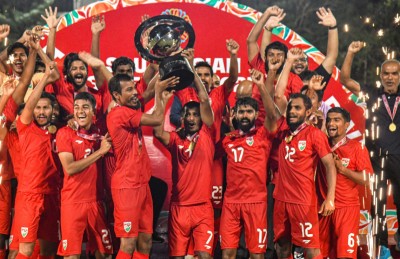 ދެ ލެގުގެ ނަތީޖާއިން ކުރި ހޯދައި ސައުތު އޭޝިއަން ސުޕަ ކަޕްގެ ތަށި ރާއްޖެއަށް